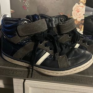 Size 3.5 Geox Leather High Tops
